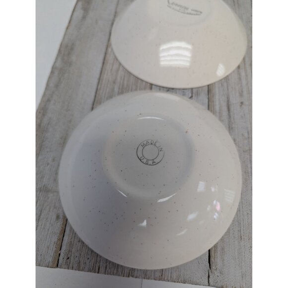 Vintage Set of 4 Vernonware Metlox Heavenly Days 5 1/2" Dessert Bowls MCM - Picture 7 of 10